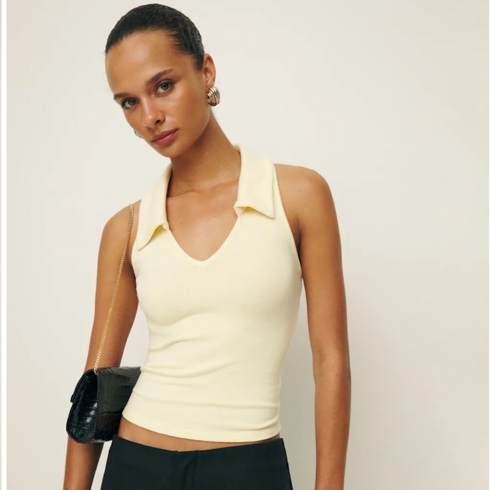 NWT Reformation Austine Knit Top